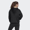 Gathered Hoodie Black FQ7245 23 hover model
