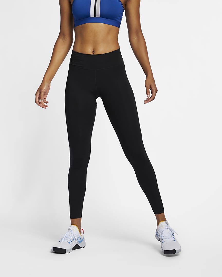 New Nike Womens One Luxe Dri-Fit 7/8 Mid-Rise Training Tights
