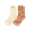 Nike Everyday Plus Cushioned Tie Dye Crew Socks 2 Pack Unisex DM3407 908