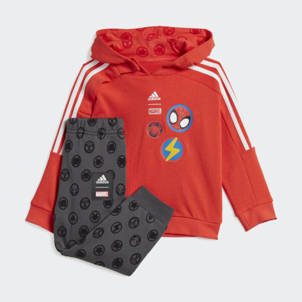 adidas x Marvel Spider Man Joggers Kokkino IB4838 01 laydown