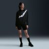 nike classic woven uv fz logo jacket kadin siyah sweatshirt hm8971 010 191581 66 O